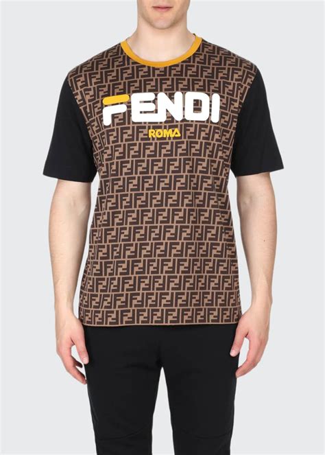 fendi men shirt 2018|fendi t shirt original.